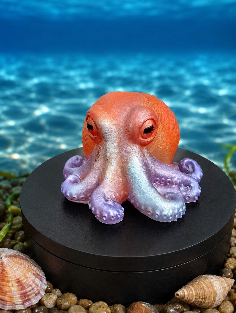 Handcrafted Resin Octopus - Home Or Aquarium Decor